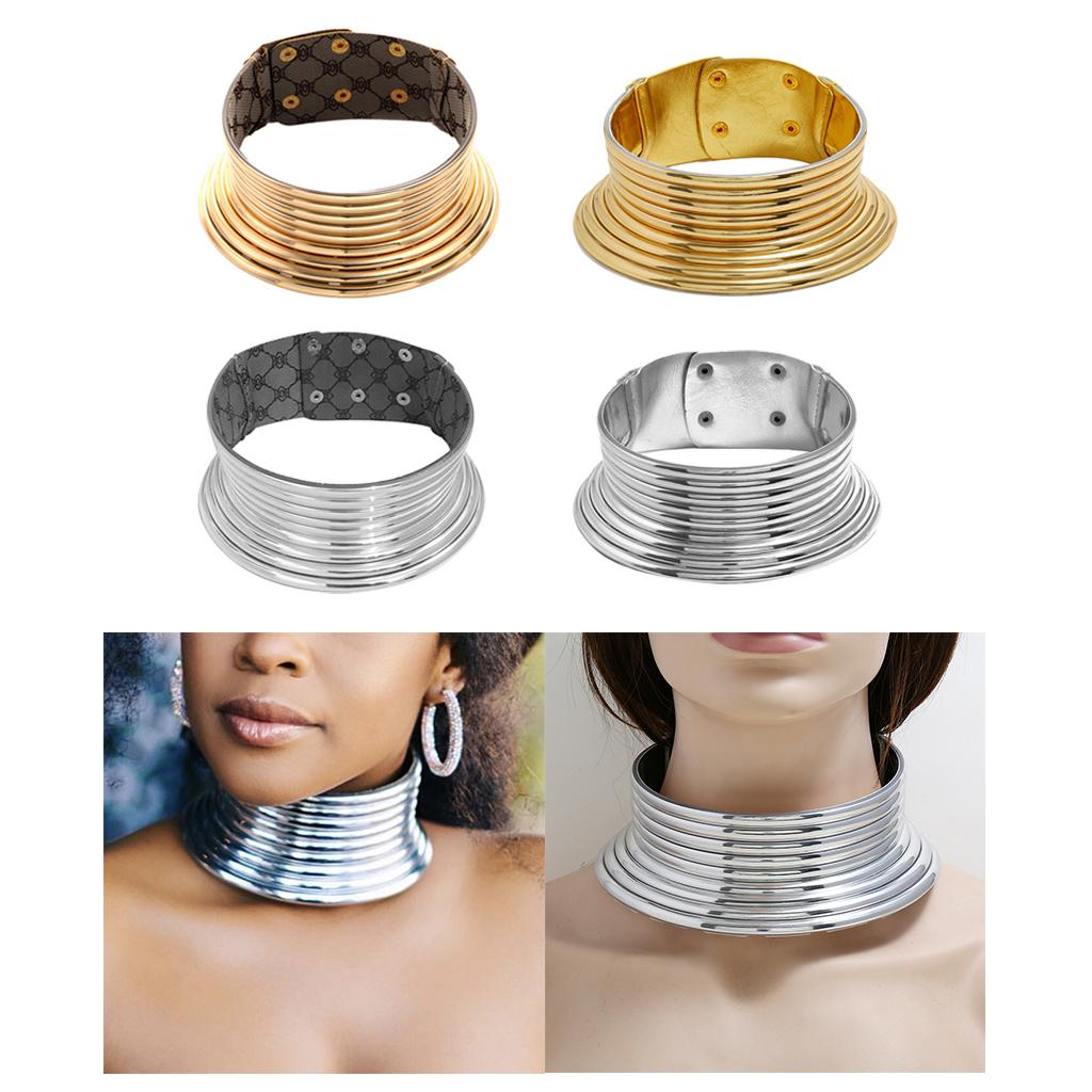 Metalowy, szeroki naszyjnik w  – Magnetic Clasp Cosplay recenzja i cena